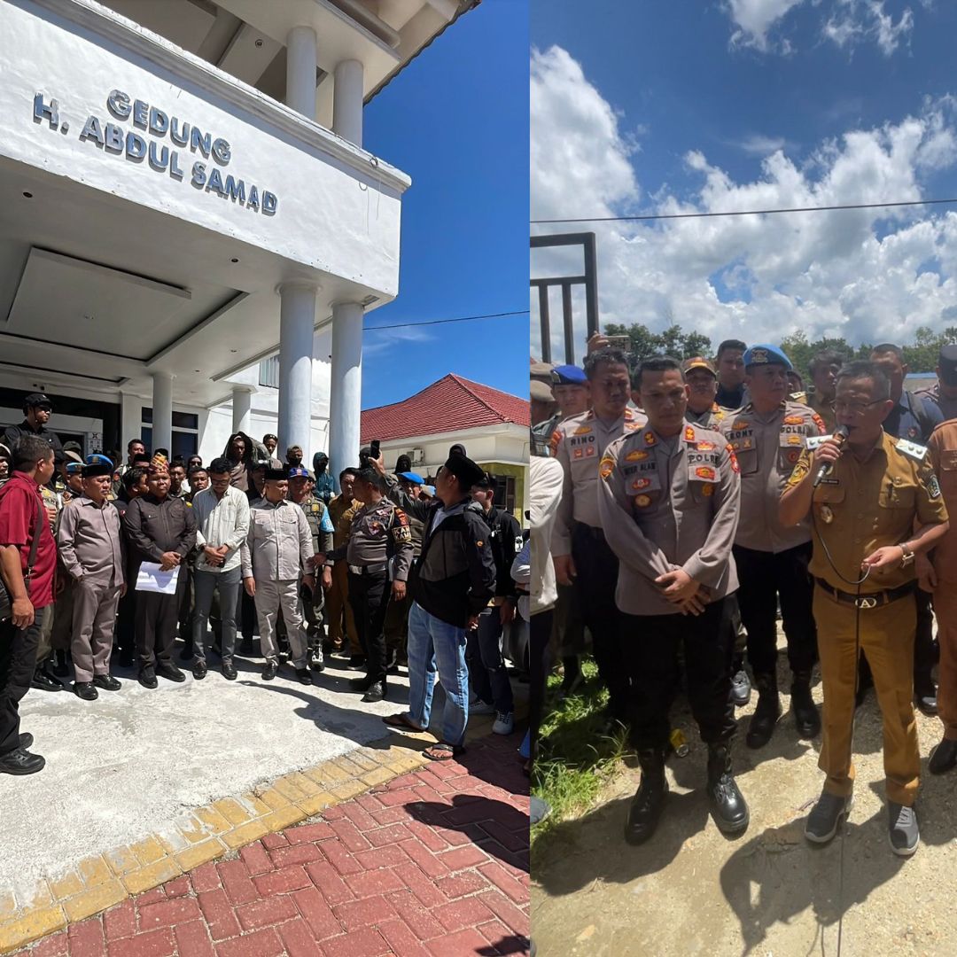 Ratusan Massa Pro-Investasi di Routa Kepung Gedung DPRD dan Kantor Bupati Desak Pemerintah Ambil Sikap Tegas